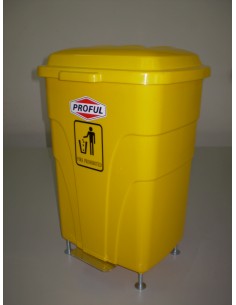CUBO 70 LTS. CON TAPA Y PEDAL SIN RUEDAS