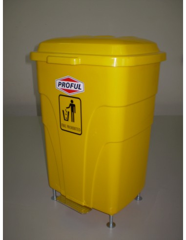 CUBO 70 LTS. CON TAPA Y PEDAL SIN RUEDAS